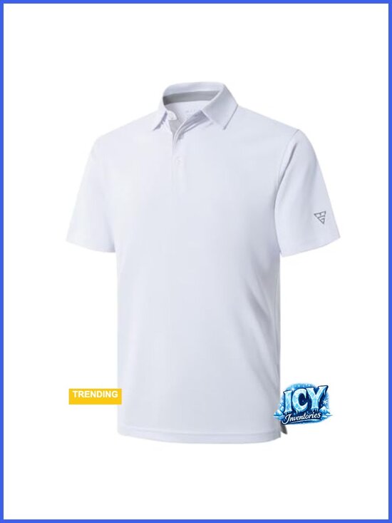 Other - Men's Moisture Wicking Dry Fit Performance Golf Polo Shirt Short Sleeve